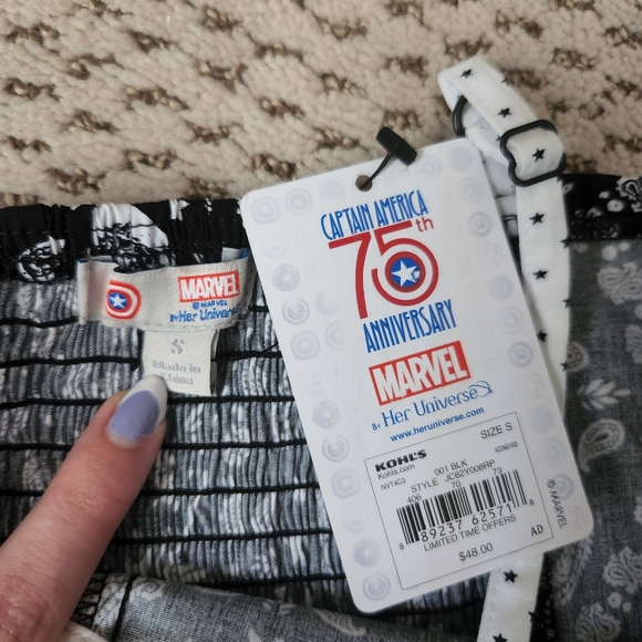 Marvel Captain America Pin Up Style Dress - Picture 7 of 7